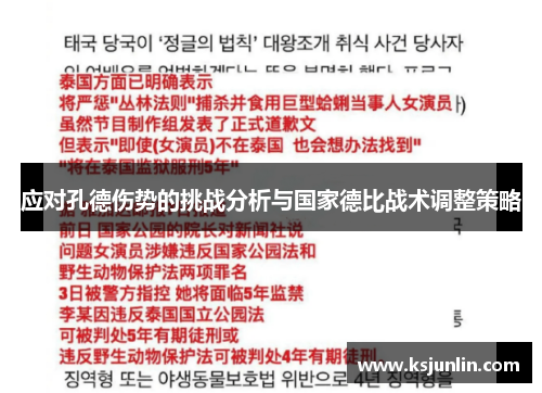 应对孔德伤势的挑战分析与国家德比战术调整策略 应对孔德伤势的挑战分析与国家德比战术调整策略